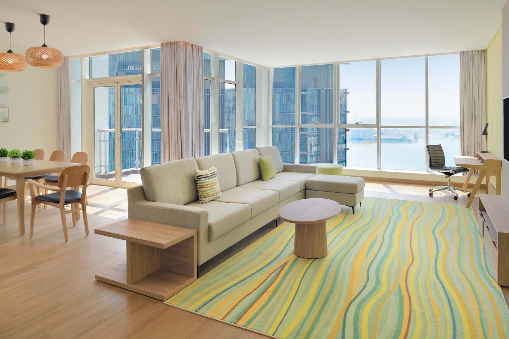 Element By Westin City Center 多哈 外观 照片 A living room at the hotel